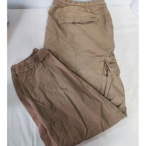American Eagle Outfitters Mens Cargo Pants Tan NEXT LEVEL FLEX Size XXL ripstop